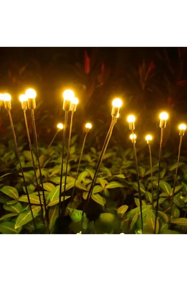 8 Ledli Solar Bahçe Işıkları Dış Mekan Peyzaj 3 Modlu Bahçe Çiti Güneş Enerjili Süs Lamba